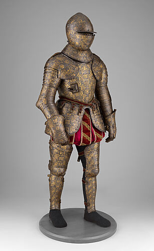 Armor with Matching Shaffron and Saddle Plates