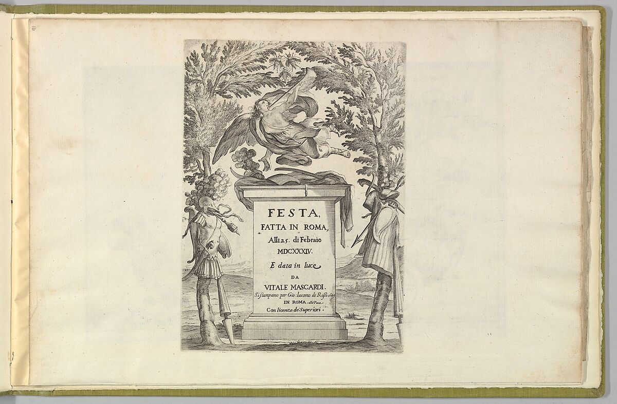 Festa Fatta in Roma Alli 25 Febraio MDCXXXIV, François Collignon (French, Nancy ca. 1610–1687 Rome), Etchings 