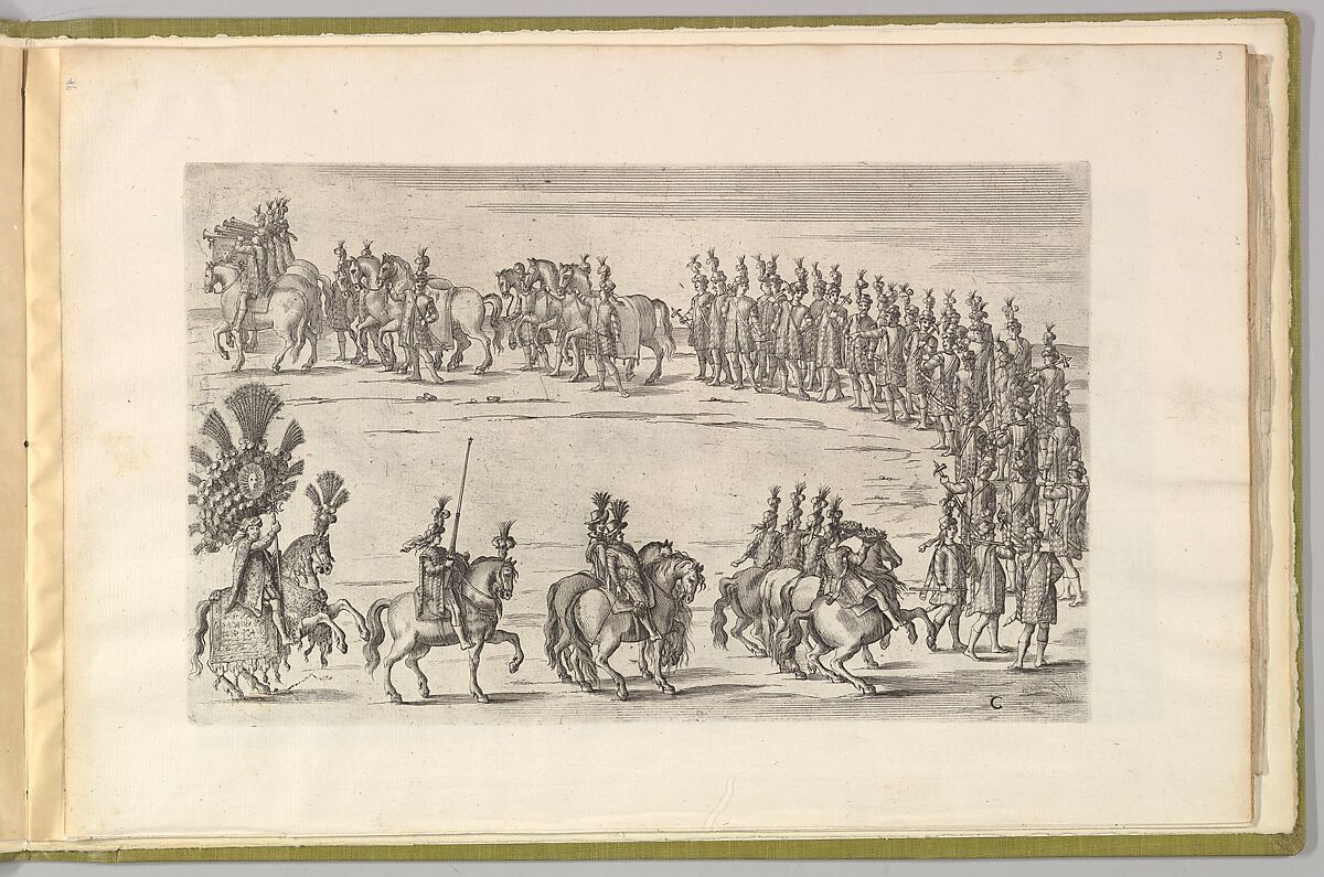 Festa Fatta in Roma Alli 25 Febraio MDCXXXIV, François Collignon (French, Nancy ca. 1610–1687 Rome), Etchings