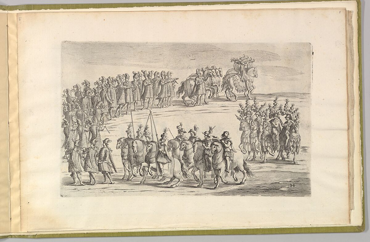 Festa Fatta in Roma Alli 25 Febraio MDCXXXIV, François Collignon (French, Nancy ca. 1610–1687 Rome), Etchings