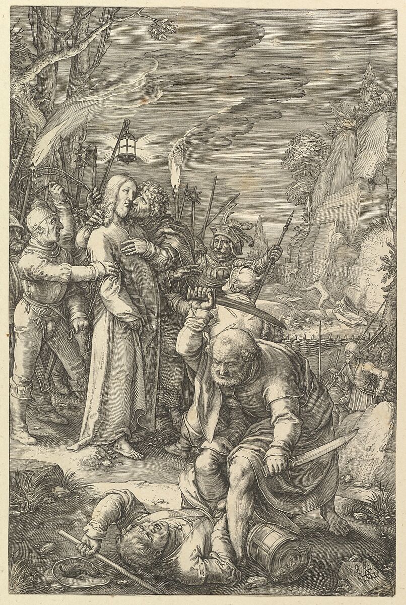 Hendrick Goltzius | The Betrayal of Christ, from 