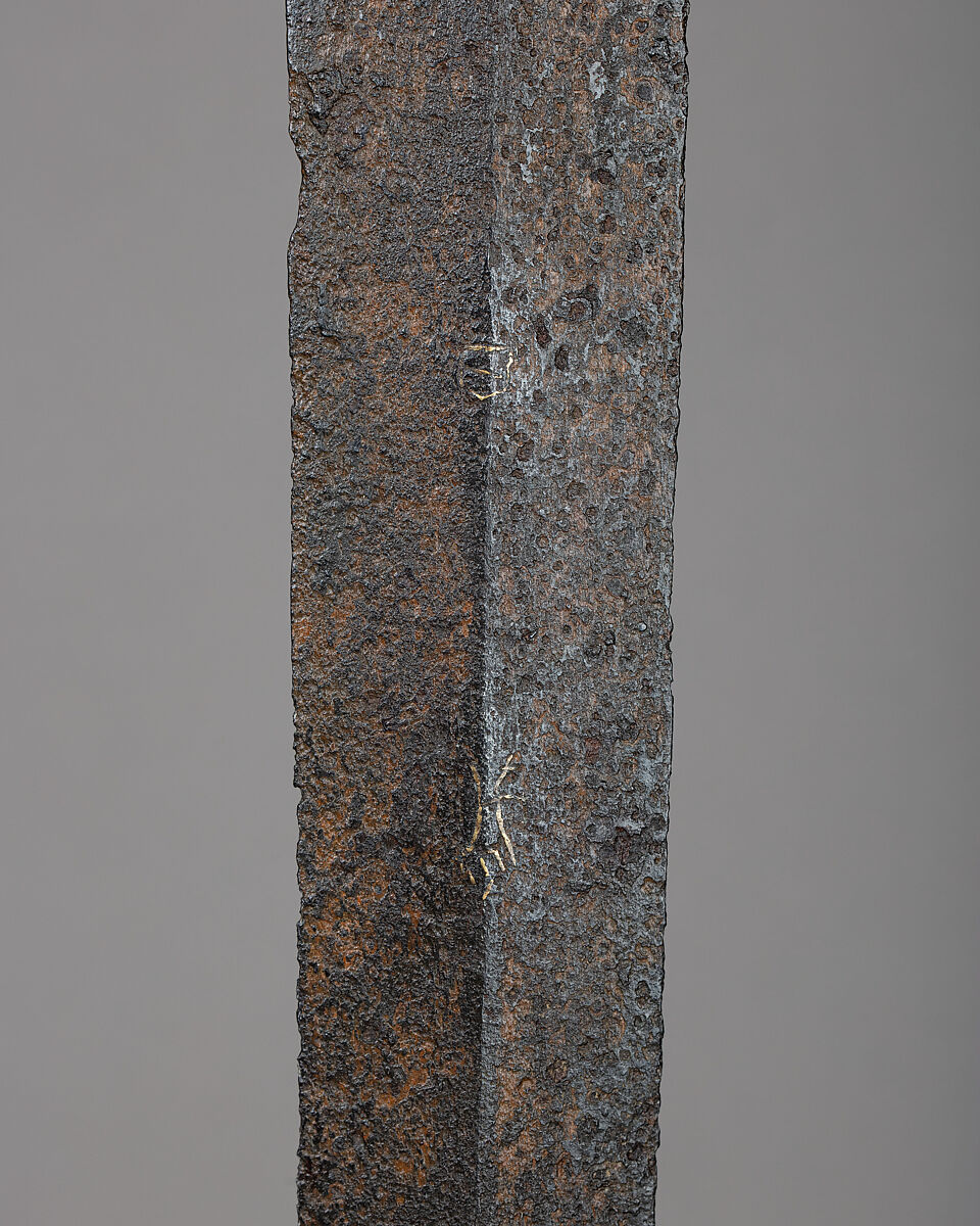 Two-Handed Sword, Steel, latten or copper alloy, British or Western European