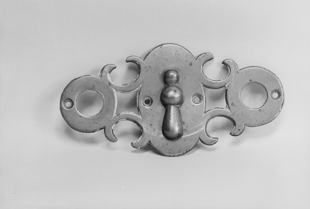 Keyhole Plate, Brass 