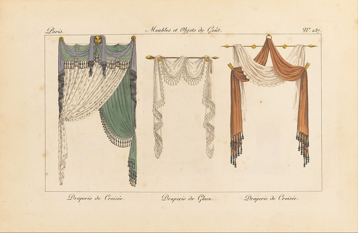 Collection de Meubles et Objets de Goût, vol. 1, Pierre de La Mésangère  French, Engraving, hand-colored