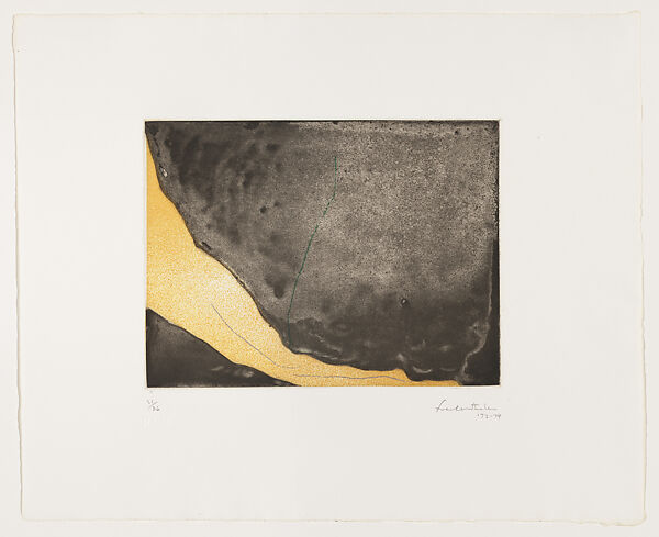 Message from Degas, Helen Frankenthaler (American, New York 1928–2011 Darien, Connecticut), Etching, aquatint, and liquid aquatint 