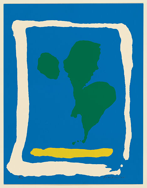 Air Frame, from "New York Ten", Helen Frankenthaler (American, New York 1928–2011 Darien, Connecticut), Silkscreen 