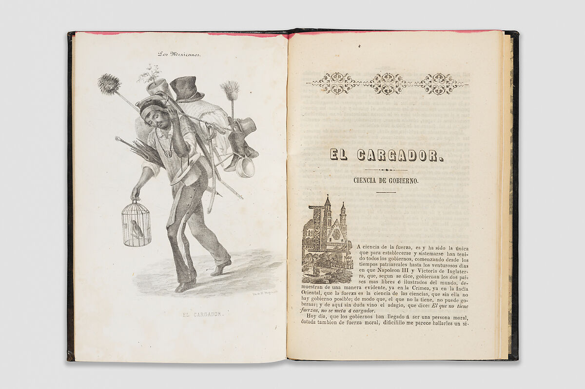 Los Mexicanos pintados por sí mismos. Tipos y costumbres nacionales, Manuel Murguía (Mexican, 1807–1860), Letterpress, lithographs 