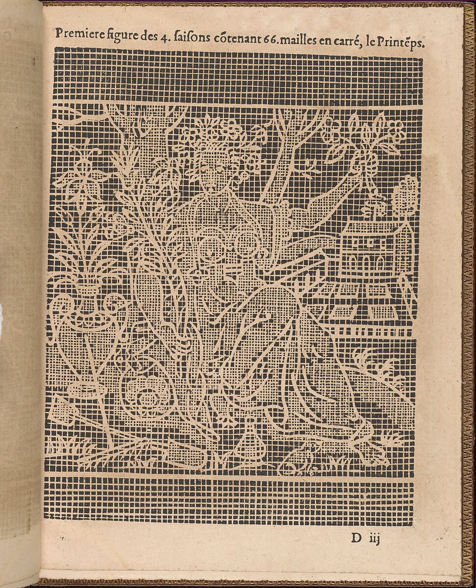 La Pratique de l'Aiguille, Matthias Mignerak, Engraving, woodcut