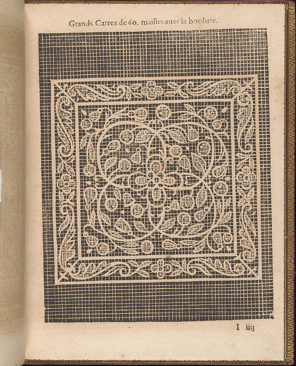 La Pratique de l'Aiguille, Matthias Mignerak, Engraving, woodcut