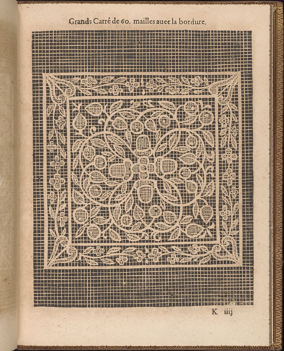 La Pratique de l'Aiguille, Matthias Mignerak, Engraving, woodcut