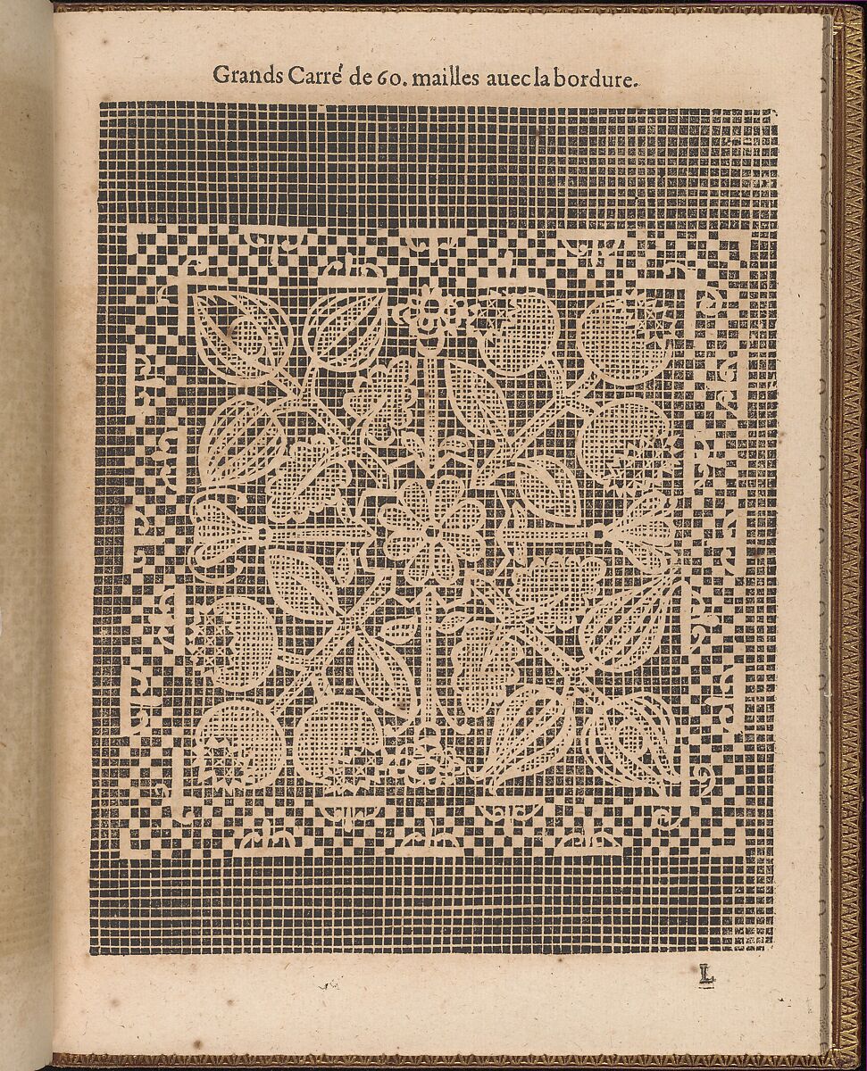 La Pratique de l'Aiguille, Matthias Mignerak, Engraving, woodcut