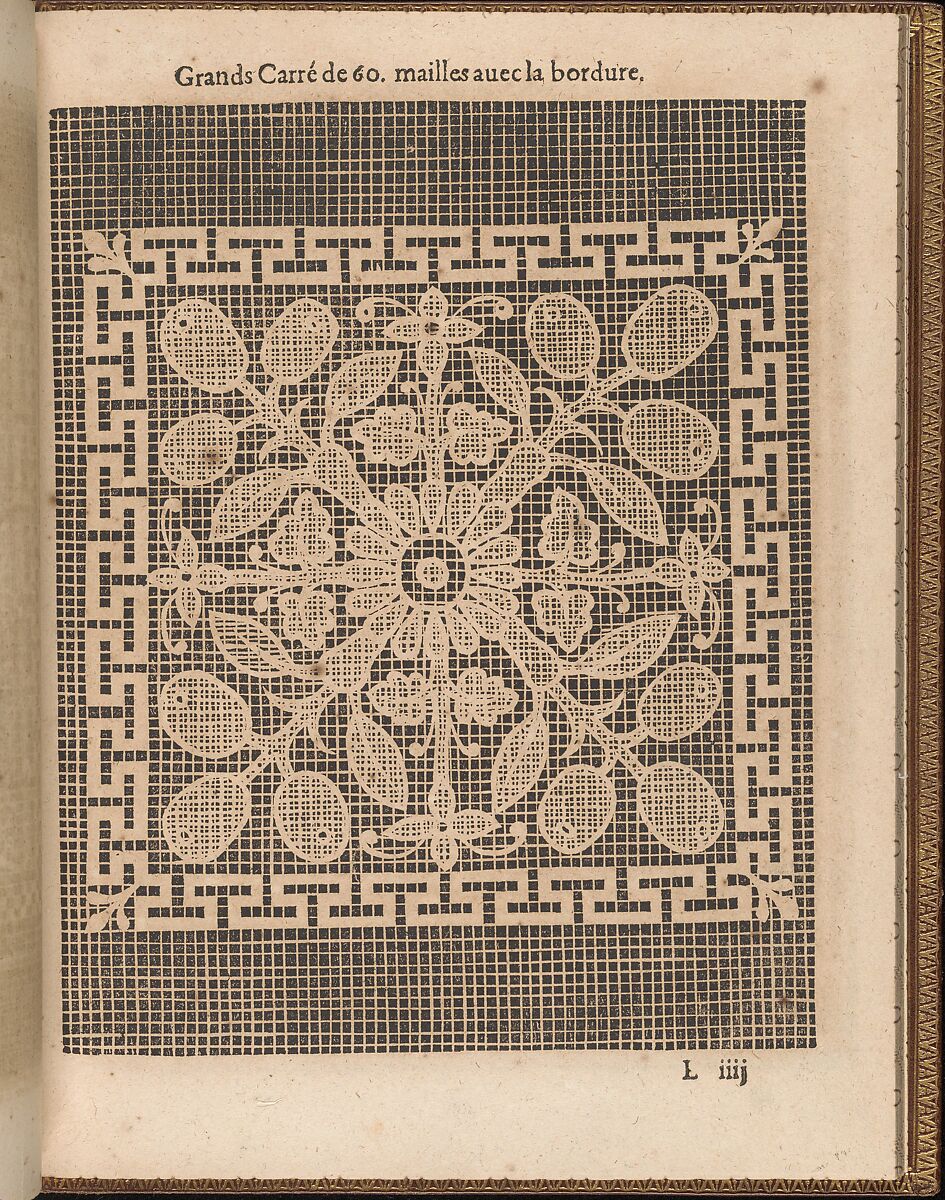 La Pratique de l'Aiguille, Matthias Mignerak, Engraving, woodcut