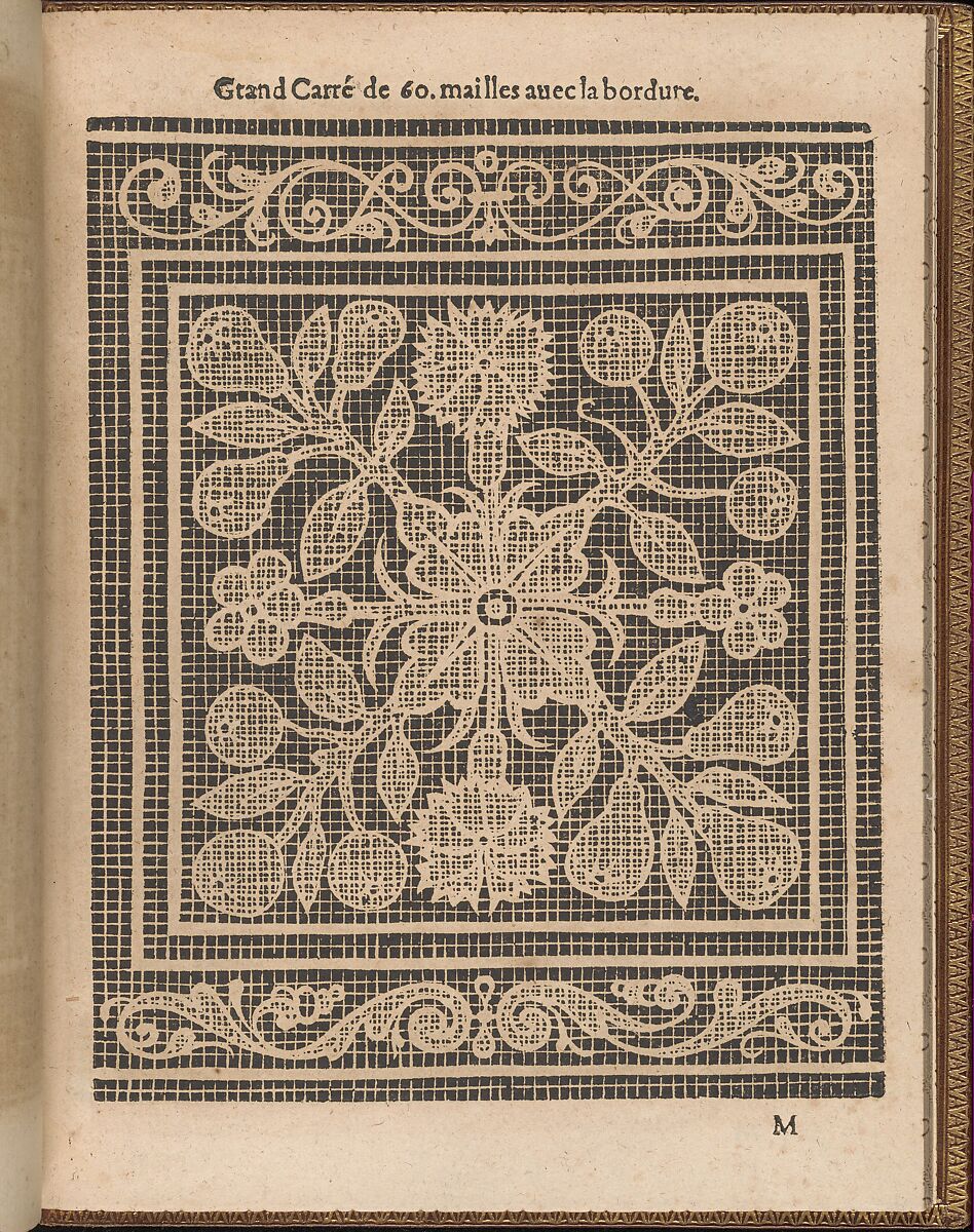 La Pratique de l'Aiguille, Matthias Mignerak, Engraving, woodcut