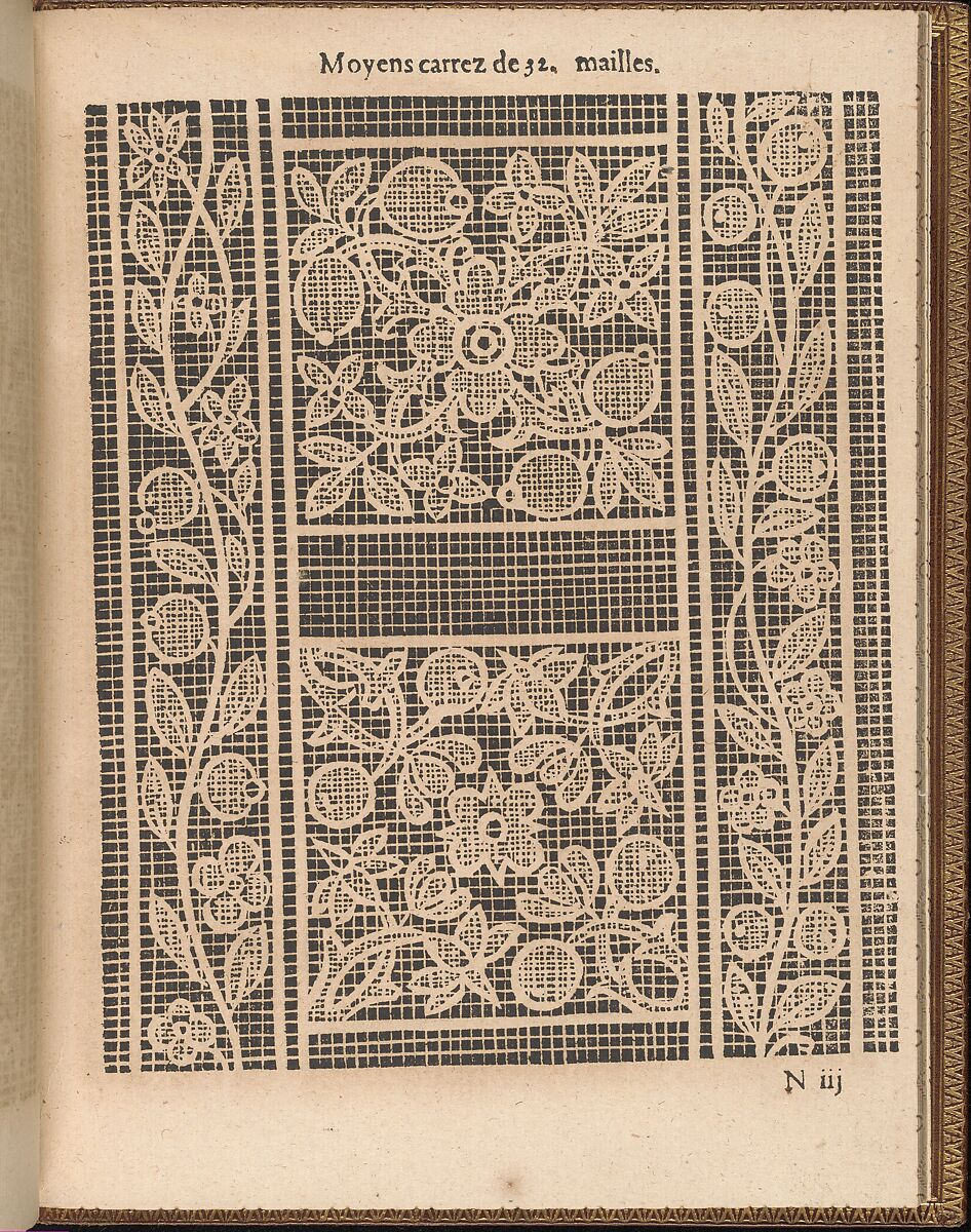 La Pratique de l'Aiguille, Matthias Mignerak, Engraving, woodcut