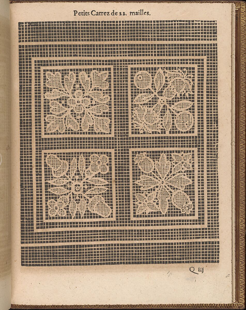 La Pratique de l'Aiguille, Matthias Mignerak, Engraving, woodcut