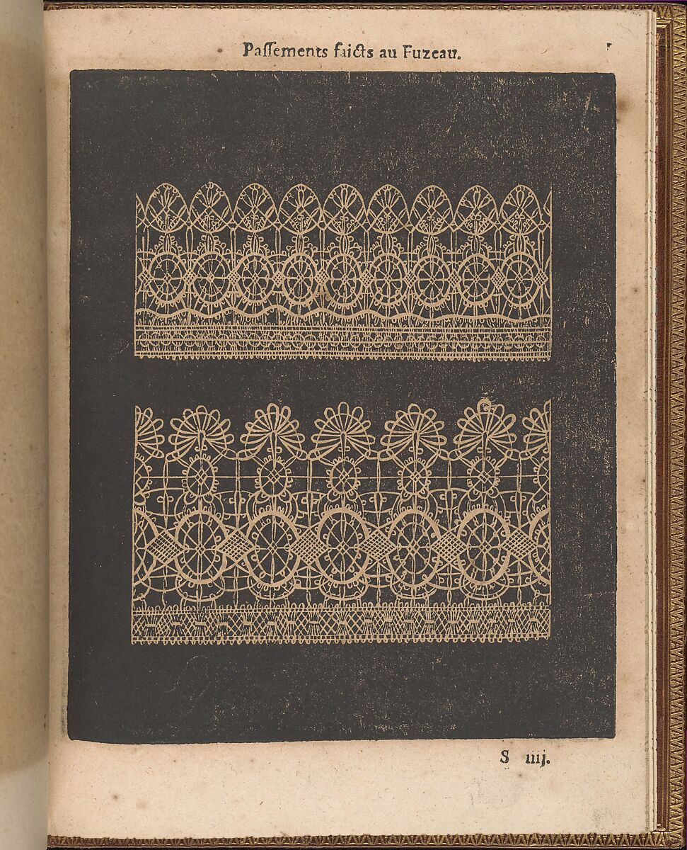 La Pratique de l'Aiguille, Matthias Mignerak, Engraving, woodcut