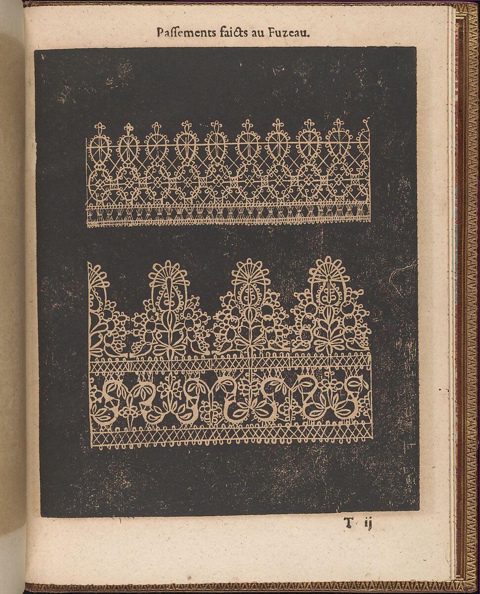 La Pratique de l'Aiguille, Matthias Mignerak, Engraving, woodcut