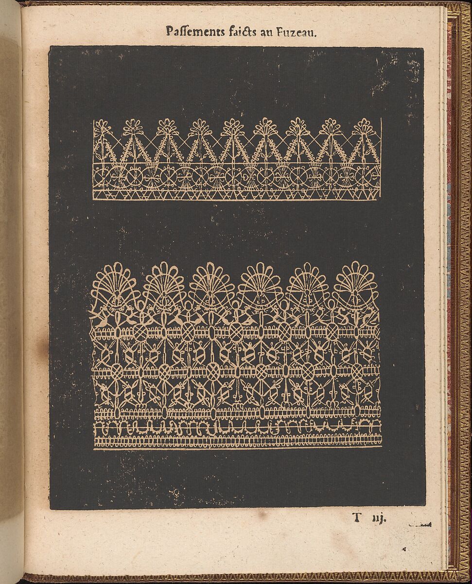 La Pratique de l'Aiguille, Matthias Mignerak, Engraving, woodcut