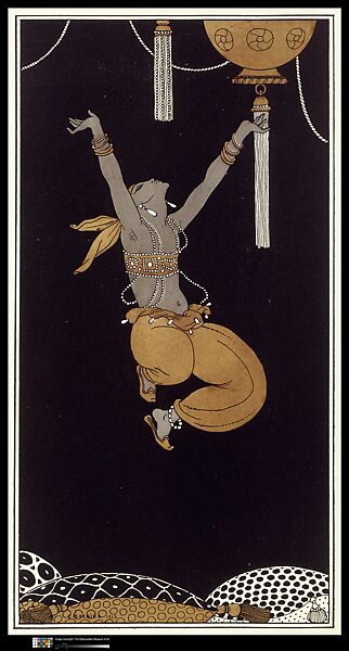 Nijinski, George Barbier (French, Nantes 1882–1932 Paris), Pochoir 