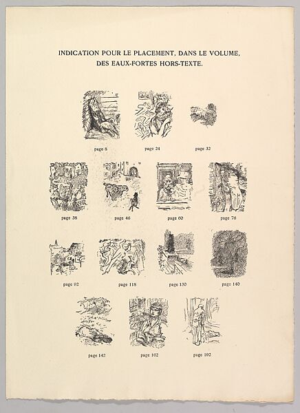 Title page, from "Dingo" by Mirabeau, Pierre Bonnard (French, Fontenay-aux-Roses 1867–1947 Le Cannet), Etching