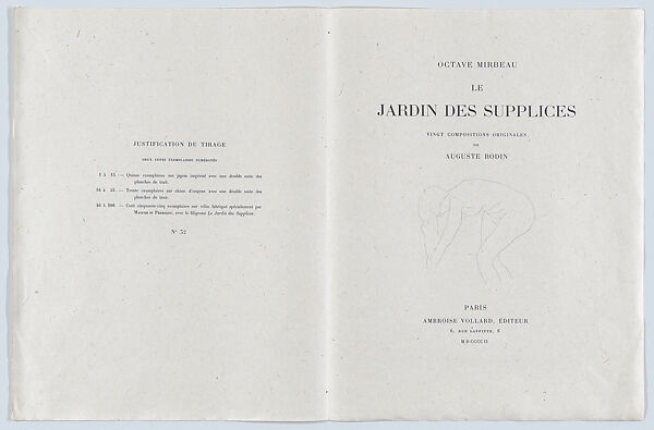 Le Jardin des Supplices, Octave-Henri-Marie Mirbeau (French, 1850–1917), Color lithograph