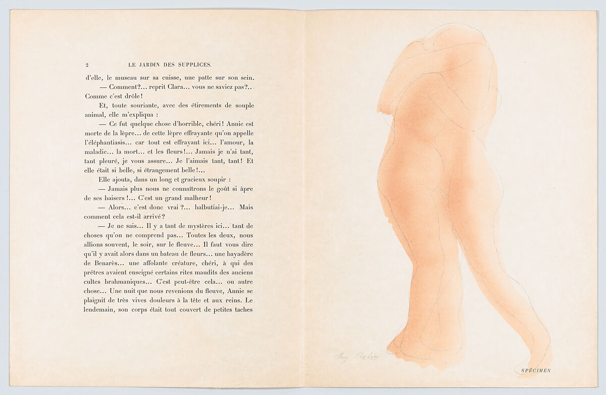 Le Jardin des supplices, Written by Octave-Henri-Marie Mirbeau (French, 1850–1917), Lithographs