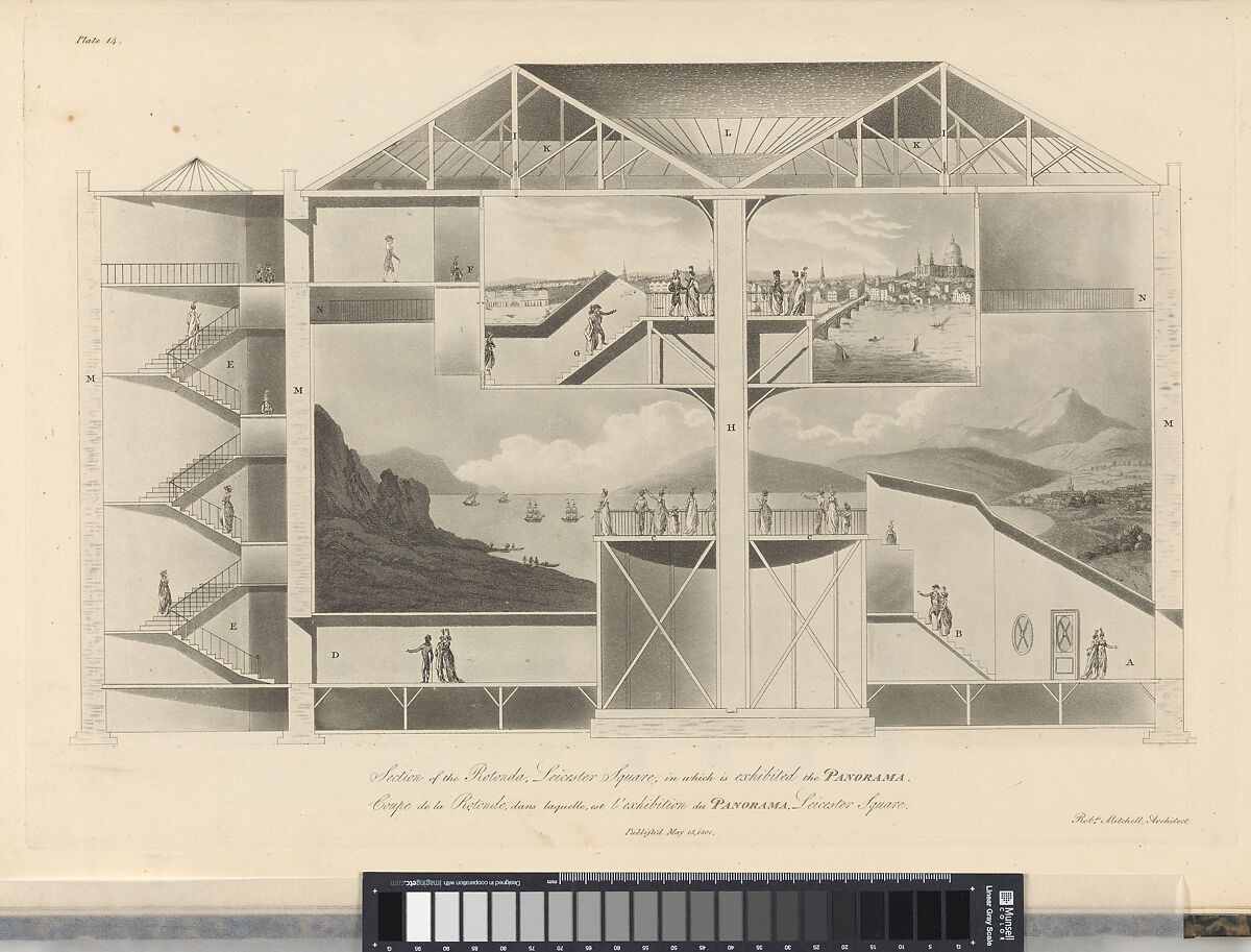 Plans, And Views in Perspective. With Descriptions, Of Buildings Erected In England and Scotland: and also an essay, to elucidate the Grecian, Roman and Gothic architecture, accompanied with designs., Robert Mitchell  British, Illustrations: etching and engraving