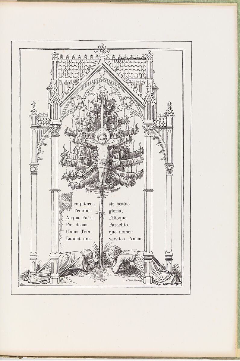 Weihnachtstraum. Ein Festspiel, Wilhelm Molitor (German, 1819–1880), Wood engravings