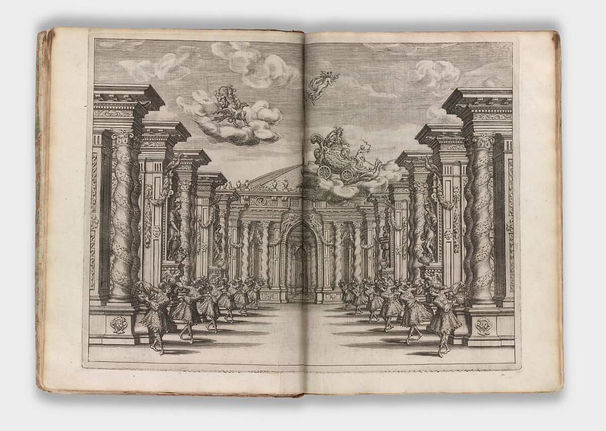 Ercole in Tebe, Festa Teatrale rappresentata in Firenze per le reali Nozze ... Cosimo Terzo ...e Margherita Luisa lll, Written by Giovanni Andrea Moniglia (1624–1700), Printed book with etched illustrations. 