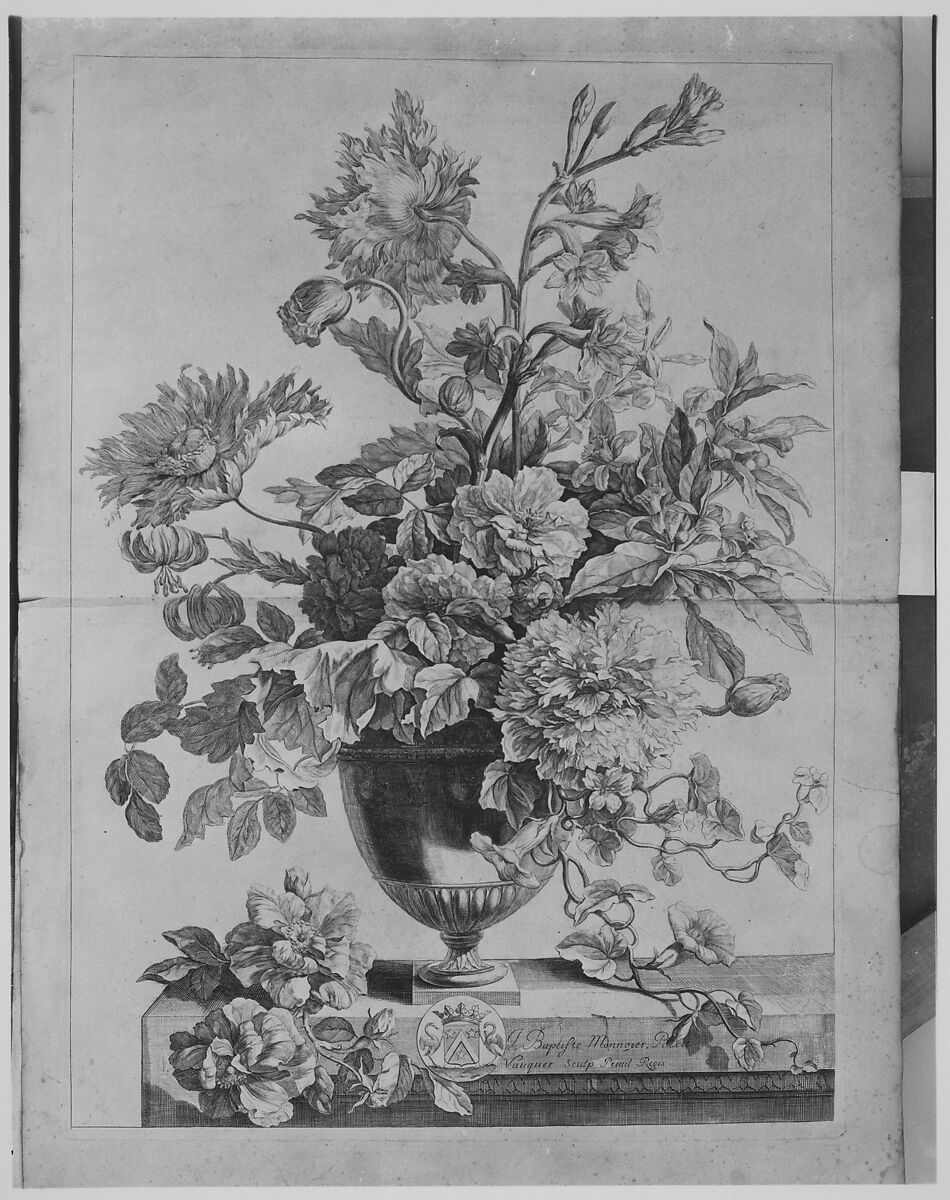 Livre de Toutes Sortes De Fleurs D'apres Nature, Designed by Jean-Baptiste Monnoyer (French, Lille 1636–1699 London), Engraving