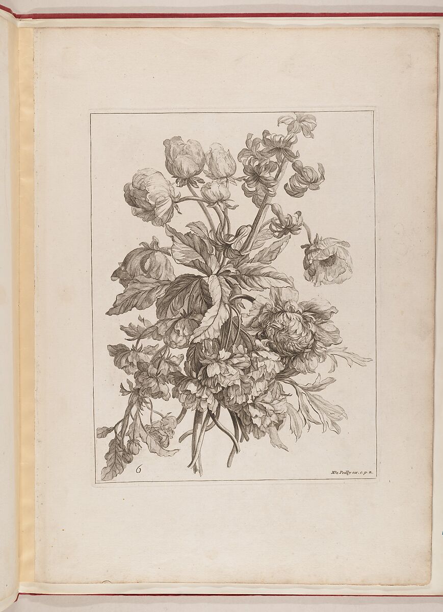 Livre de Toutes Sortes De Fleurs D'apres Nature, Designed by Jean-Baptiste Monnoyer (French, Lille 1636–1699 London), Engraving