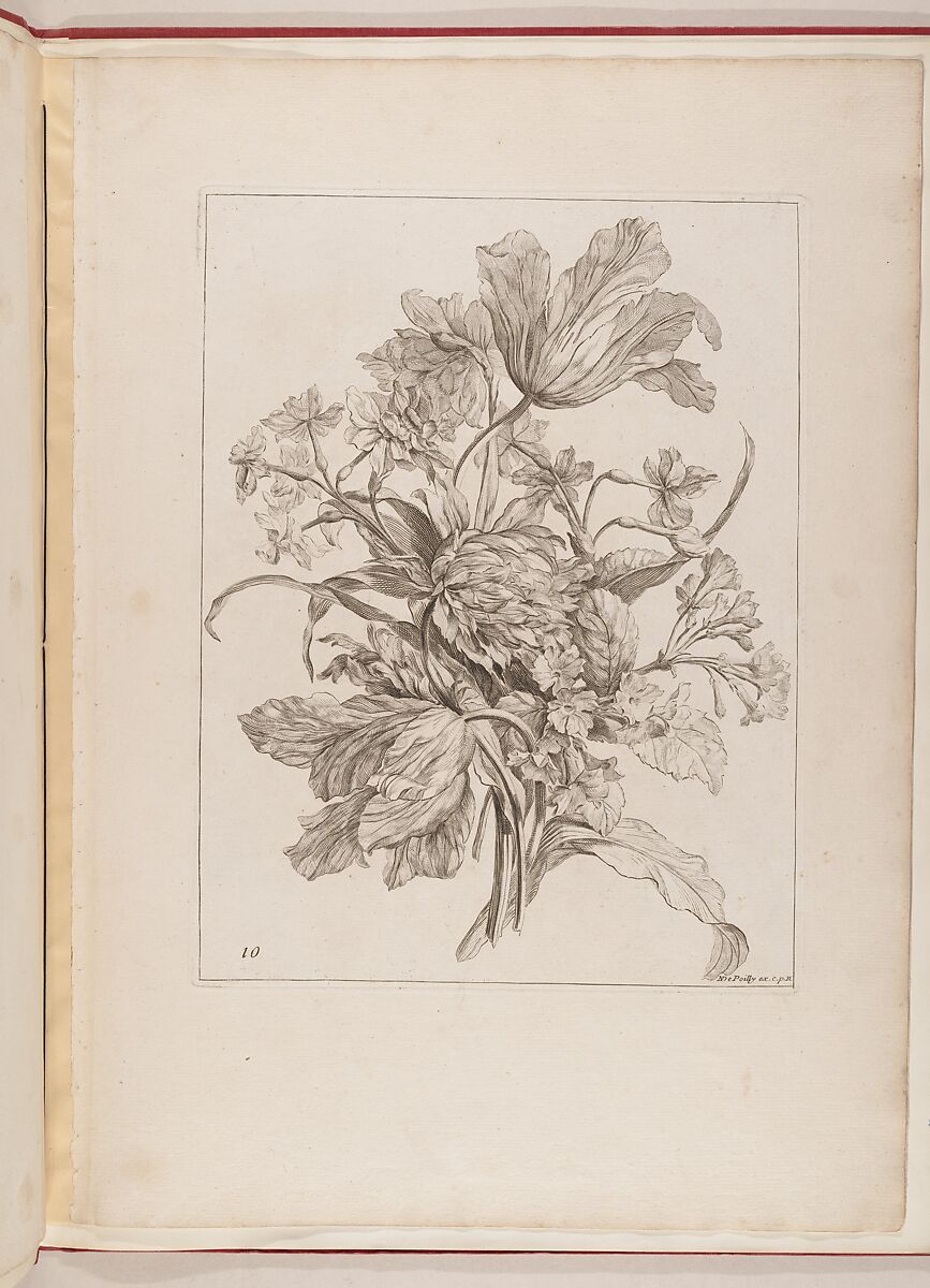 Livre de Toutes Sortes De Fleurs D'apres Nature, Designed by Jean-Baptiste Monnoyer (French, Lille 1636–1699 London), Engraving