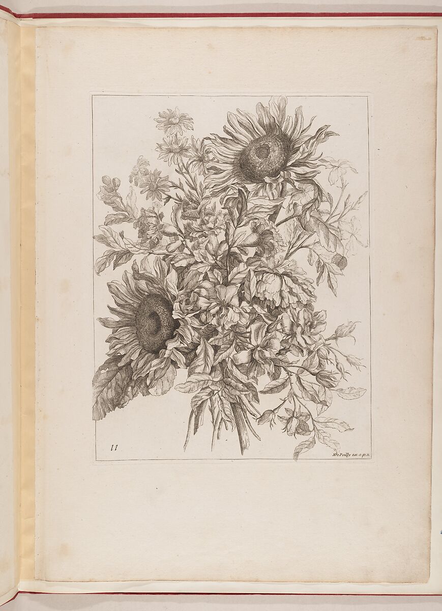 Livre de Toutes Sortes De Fleurs D'apres Nature, Designed by Jean-Baptiste Monnoyer (French, Lille 1636–1699 London), Engraving