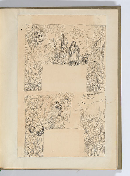 El sombrerón, Bernardo Ortiz de Montellano (Mexican, 1899–1949), Book with proof sheets and original drawings by Alfredo Zalce