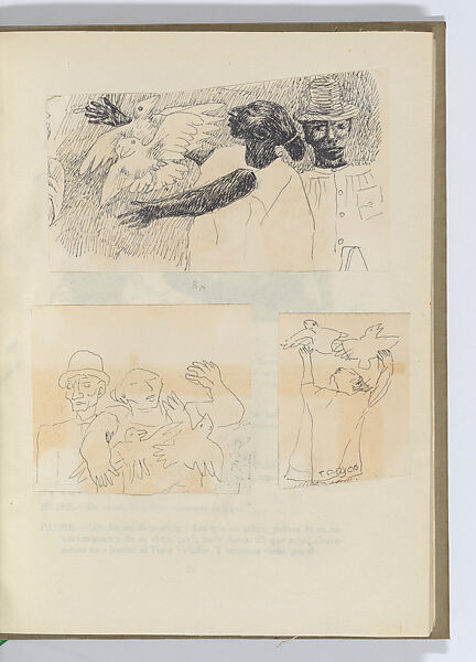 El sombrerón, Bernardo Ortiz de Montellano (Mexican, 1899–1949), Book with proof sheets and original drawings by Alfredo Zalce