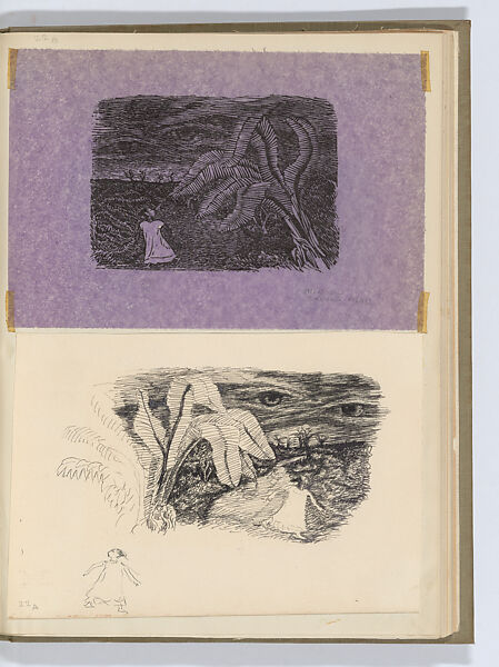 El sombrerón, Bernardo Ortiz de Montellano (Mexican, 1899–1949), Book with proof sheets and original drawings by Alfredo Zalce