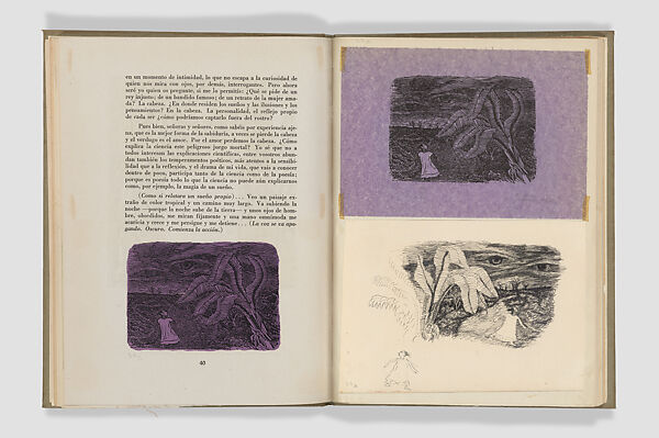 El sombrerón, Bernardo Ortiz de Montellano (Mexican, 1899–1949), Book with proof sheets and original drawings by Alfredo Zalce