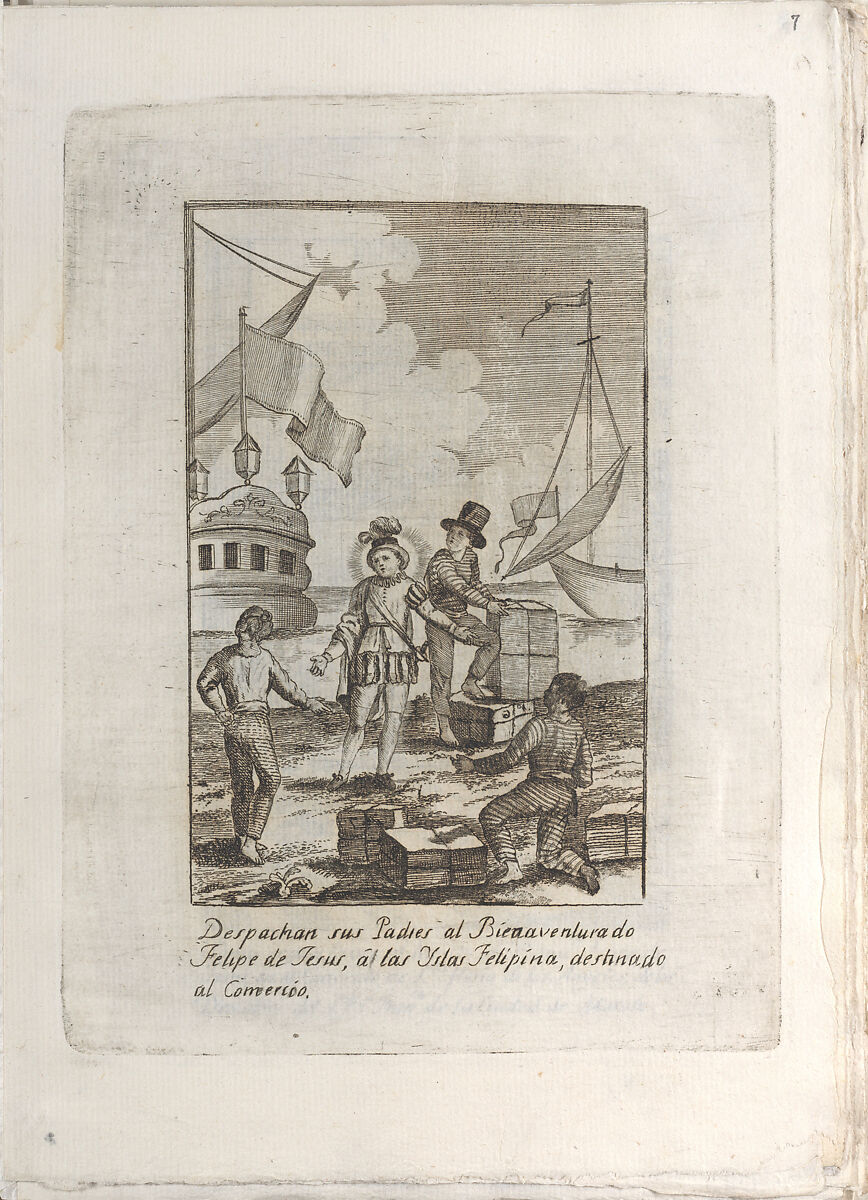 Vida de Felipe de Jesus protomartir de Japón y patrón de su patria México, José María Montes de Oca (Mexican, active 1801–1806), Engravings