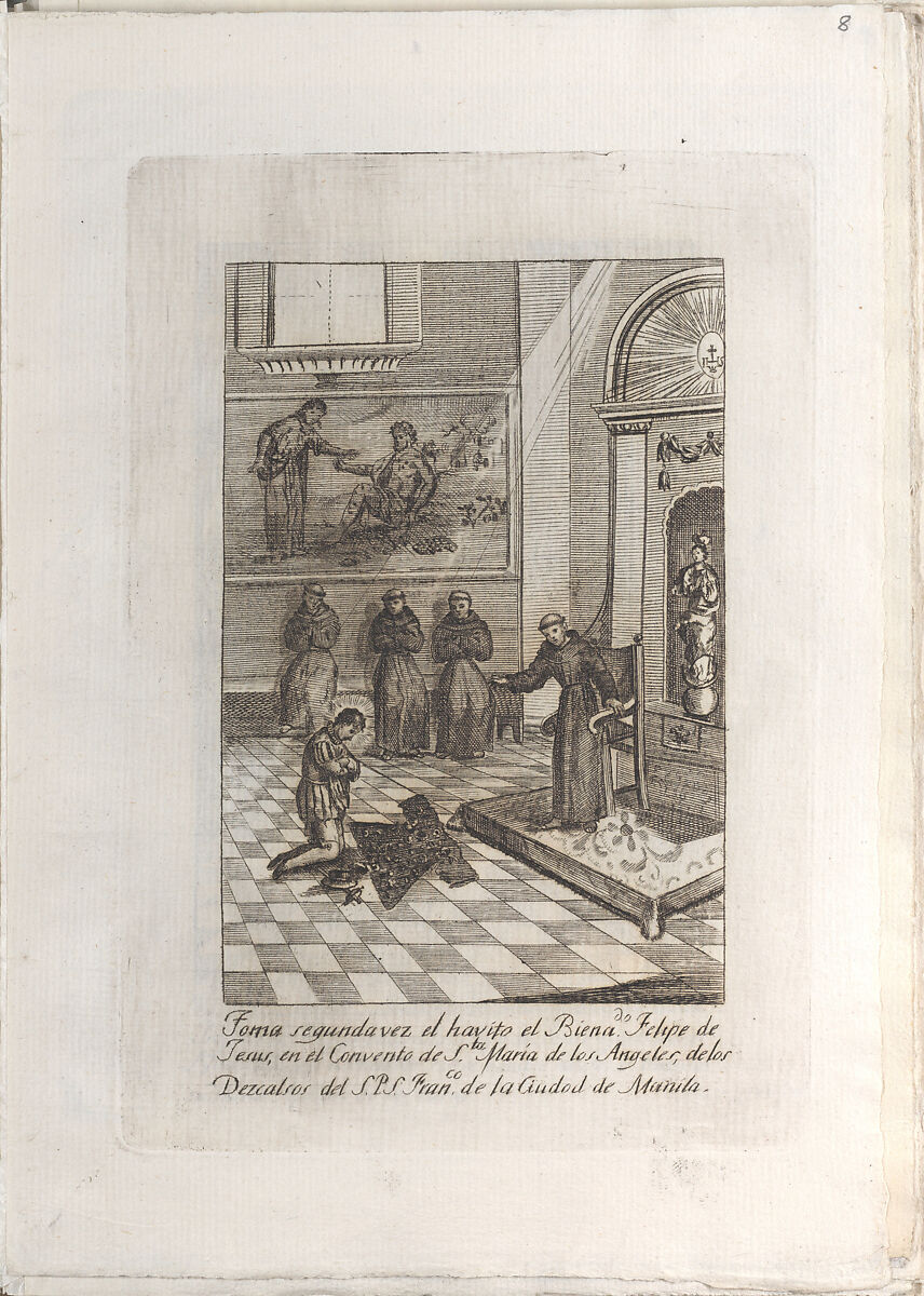 Vida de Felipe de Jesus protomartir de Japón y patrón de su patria México, José María Montes de Oca (Mexican, active 1801–1806), Engravings