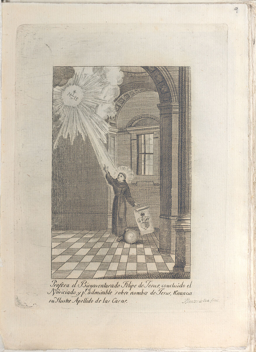 Vida de Felipe de Jesus protomartir de Japón y patrón de su patria México, José María Montes de Oca (Mexican, active 1801–1806), Engravings