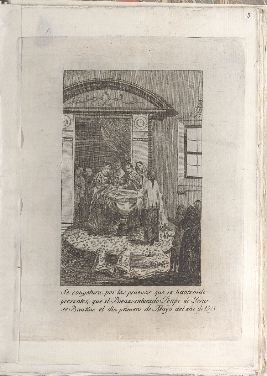 Vida de Felipe de Jesus protomartir de Japón y patrón de su patria México, José María Montes de Oca (Mexican, active 1801–1806), Engravings
