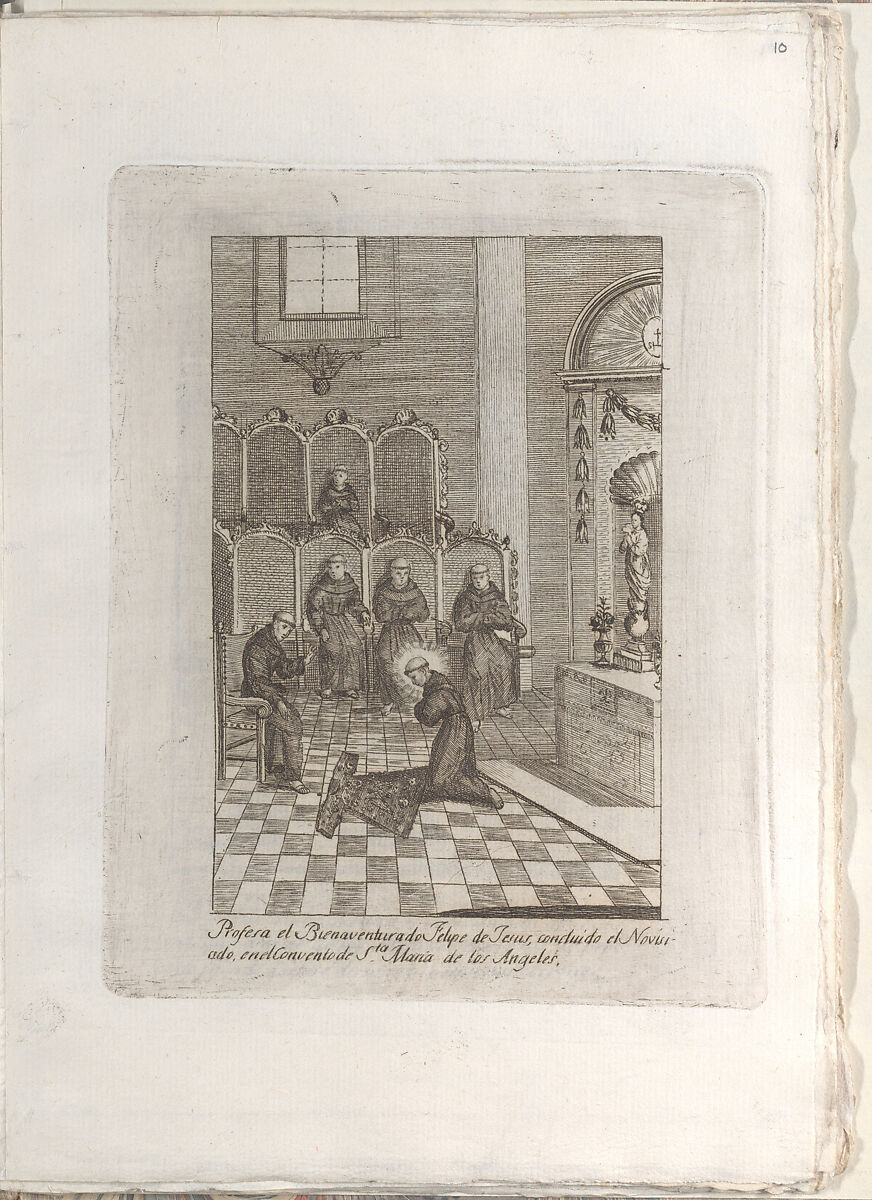 Vida de Felipe de Jesus protomartir de Japón y patrón de su patria México, José María Montes de Oca (Mexican, active 1801–1806), Engravings