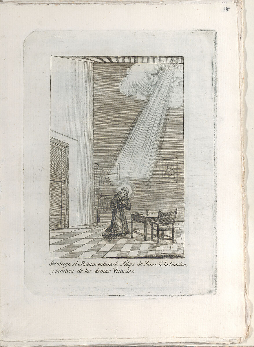 Vida de Felipe de Jesus protomartir de Japón y patrón de su patria México, José María Montes de Oca (Mexican, active 1801–1806), Engravings