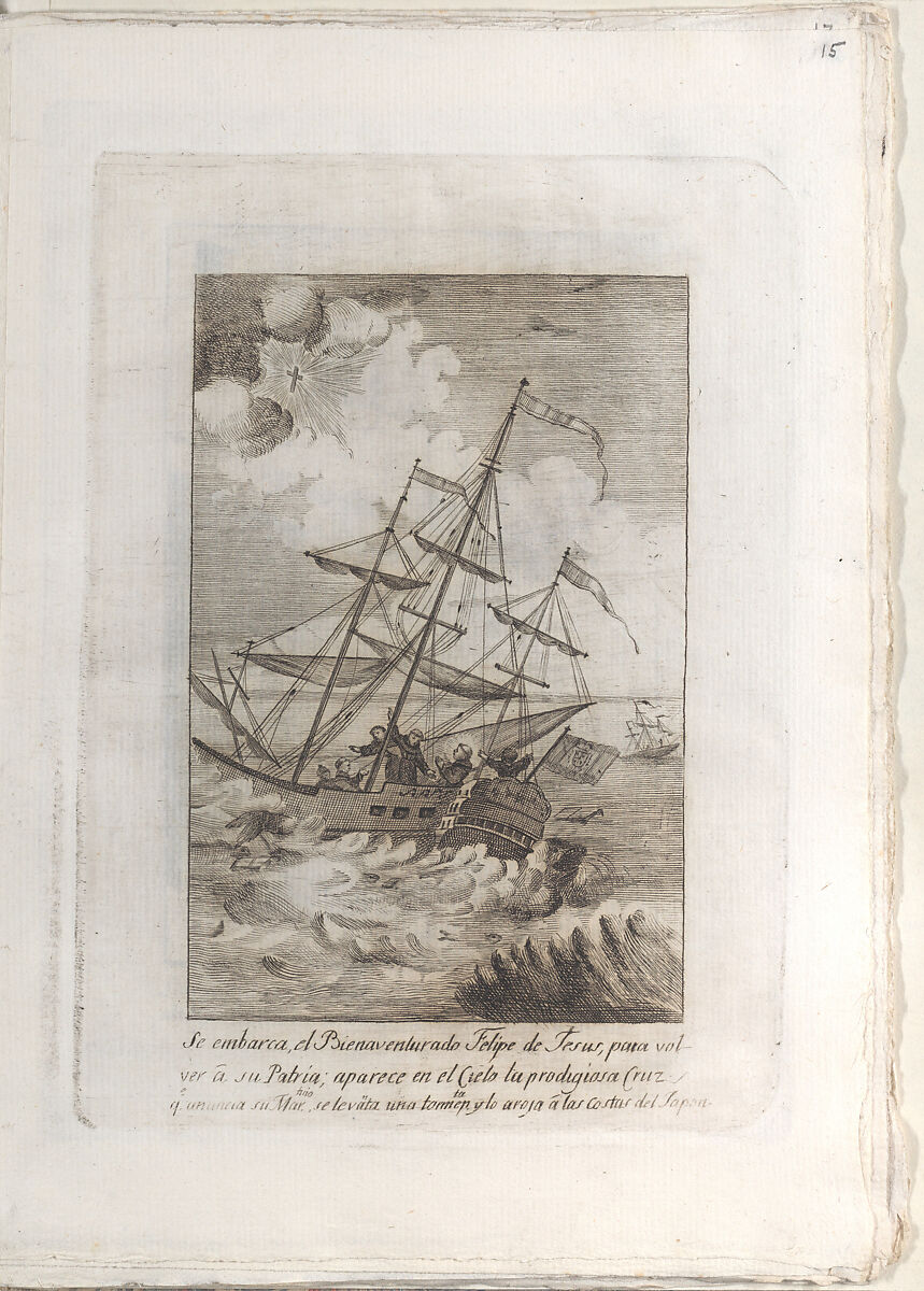 Vida de Felipe de Jesus protomartir de Japón y patrón de su patria México, José María Montes de Oca (Mexican, active 1801–1806), Engravings