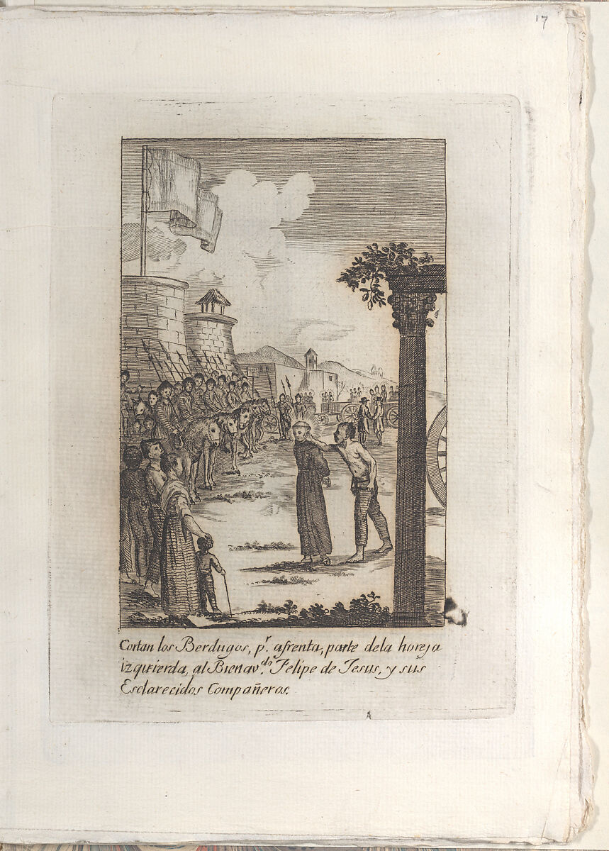 Vida de Felipe de Jesus protomartir de Japón y patrón de su patria México, José María Montes de Oca (Mexican, active 1801–1806), Engravings