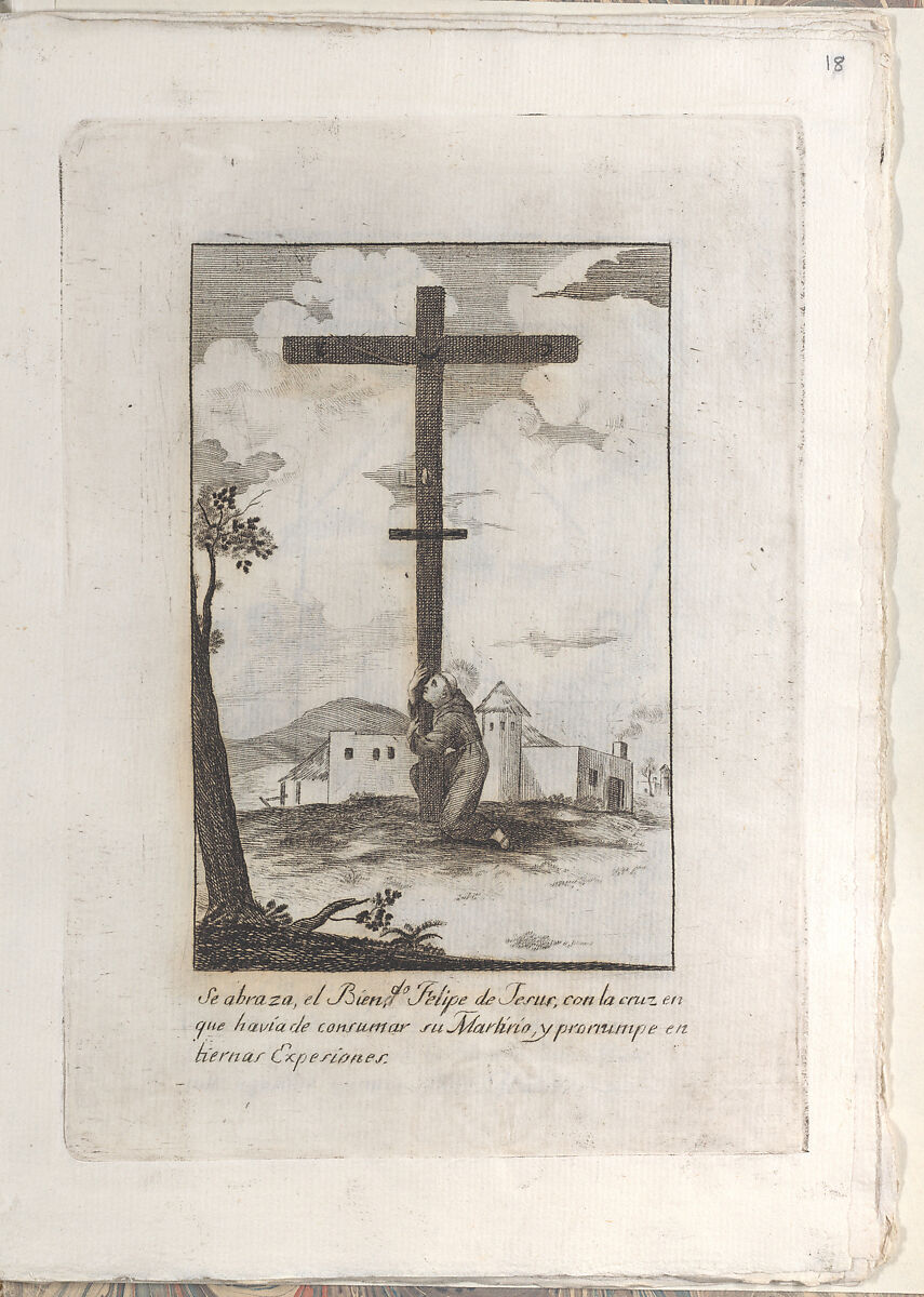 Vida de Felipe de Jesus protomartir de Japón y patrón de su patria México, José María Montes de Oca (Mexican, active 1801–1806), Engravings