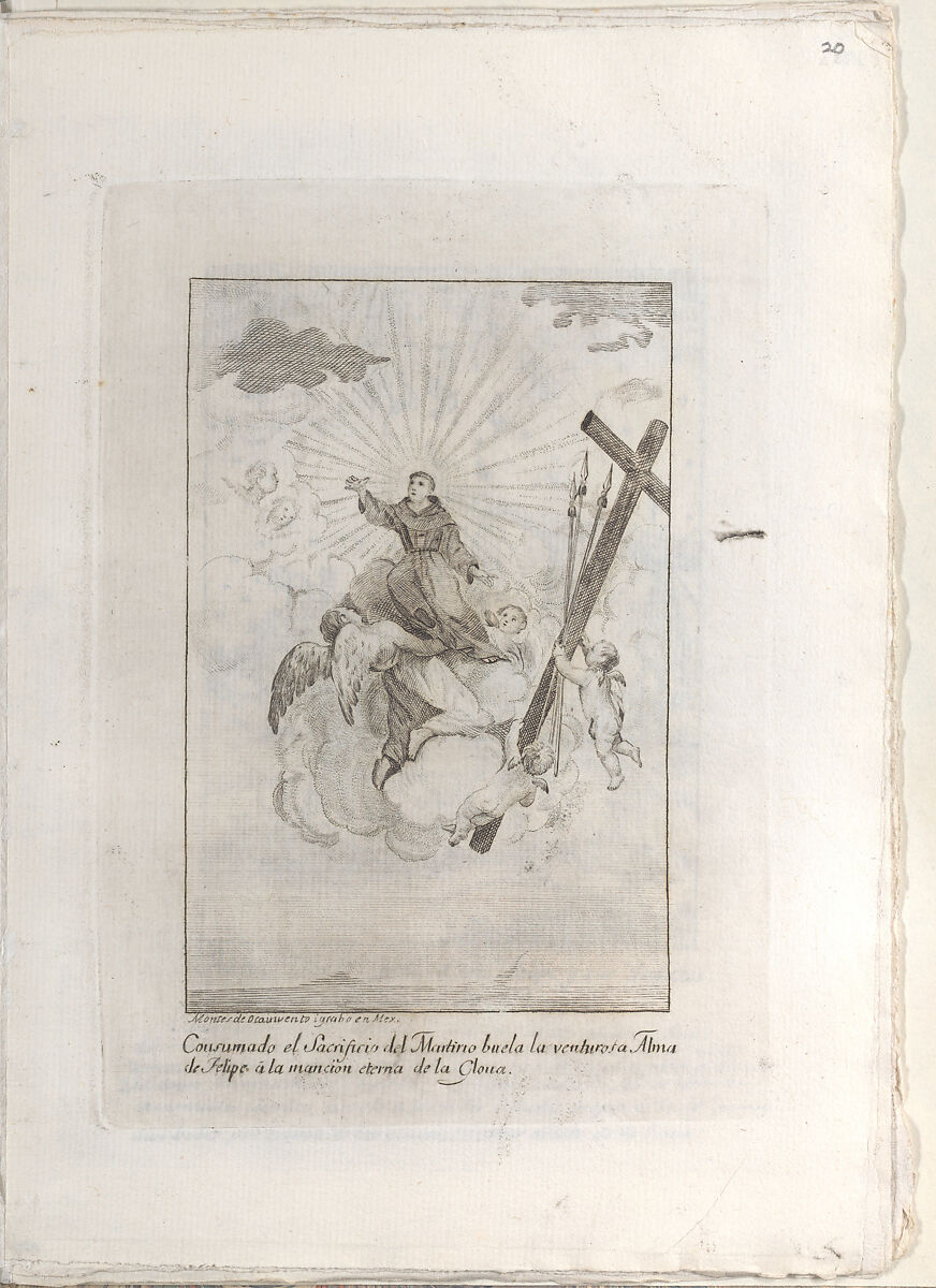 Vida de Felipe de Jesus protomartir de Japón y patrón de su patria México, José María Montes de Oca (Mexican, active 1801–1806), Engravings