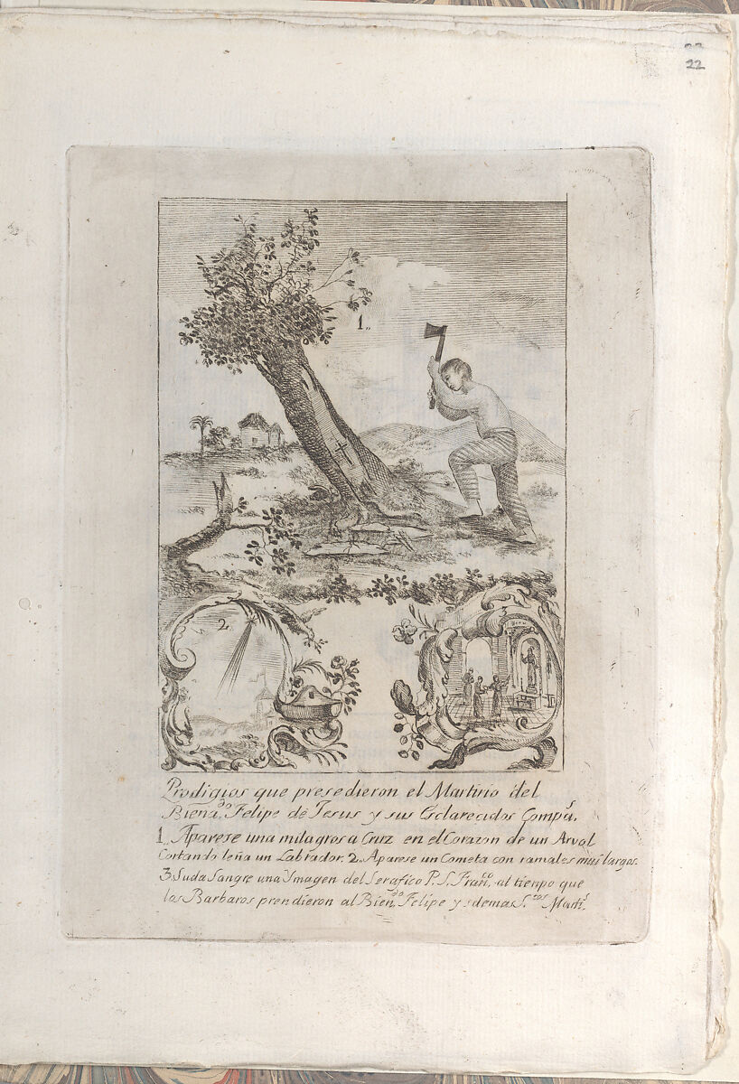 Vida de Felipe de Jesus protomartir de Japón y patrón de su patria México, José María Montes de Oca (Mexican, active 1801–1806), Engravings