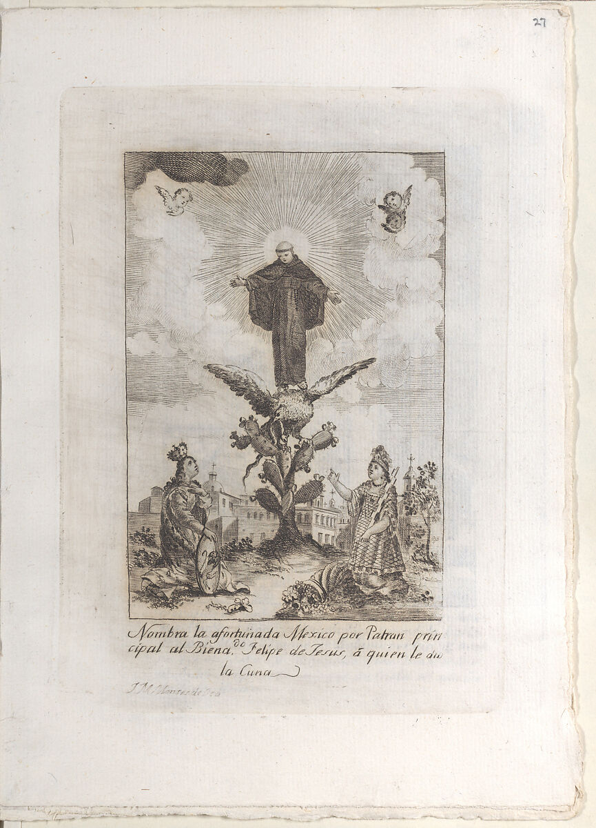 Vida de Felipe de Jesus protomartir de Japón y patrón de su patria México, José María Montes de Oca (Mexican, active 1801–1806), Engravings