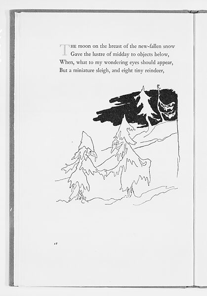 The Night Before Christmas, Arthur Rackham (British, London 1867–1939 Limpsfield, Surrey), Illustrations: photomechanical process